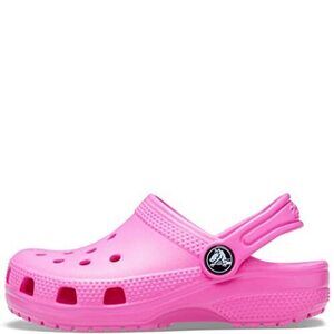 NEW CROCS UNISEX-CHILD CLASSIC CLOGS, ELECTRIC PINK, 6 BIG KID